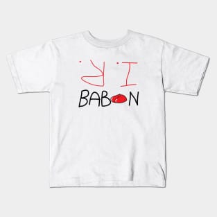 I R Baboon Kids T-Shirt